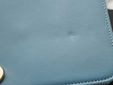 Chanel Quilted Light Blue Caviar Boy Wallet On Chain Sd0325lwrzsa