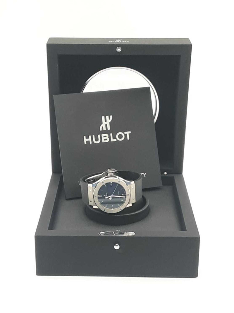 Hublot Classic Fusion 42mm Titanium Black Shiny Watch Sd0525orzxsa