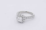 1.79cttw Diamond Ring In Platinum 8.4 Grams Size 6.25 Eb0426wrxzsa