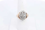 Approx. 0.69ctw Diamond Ring In 14k Yellow Gold 7.5 Grams Size 7.75 Eb0824wxzsa