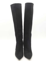 Bottega Veneta Black Suede Knee High Boots Size 36 Eb0925crsa