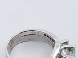 1.55cttw Diamond 14k White Gold Ring 7.7 Grams Size 6 Eb0626oxxzsa