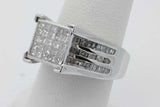 2.08cttw Diamond Ring In 10k White Gold 6.5 Grams Size 5.5 Eb1026rorsa