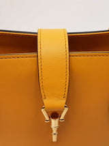 Gucci Jackie 1961 Shoulder Bag In Yellow Leather Fw0225czxdu