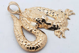 18k Yellow Gold Dragon Pendant 2 Grams Eb0826lirsa