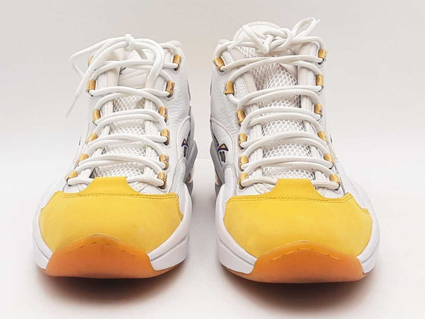 Reebok Fx4278 Question Mid "Yellow Toe" Size 14 Aa0825ozsa