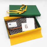 Goyard Sainte Marie Mm Clutch In Goyardine Coated Canvas & Leather Fw1026rzxdu