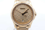 Gucci G- Timeless Gold Tone Stainless Steel Watch 27mm Eb0824oxzsa