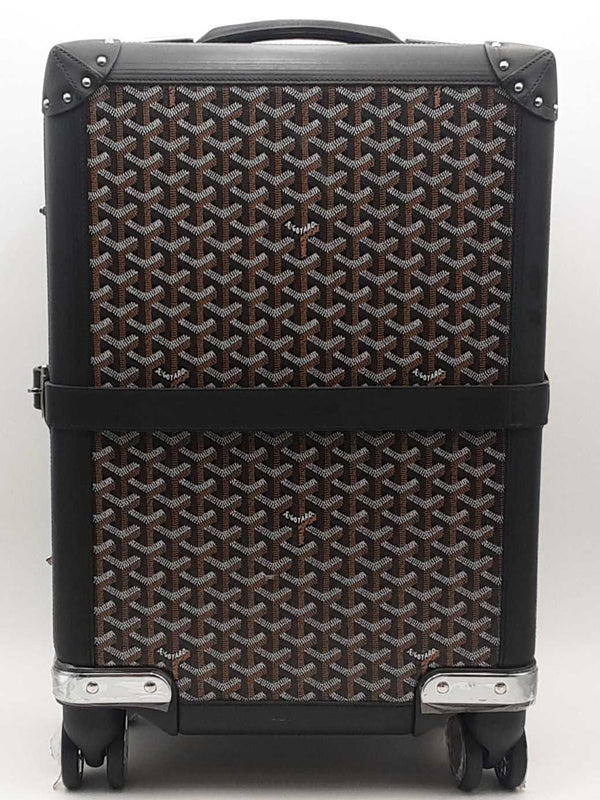 Goyard Bourget Pm Trolley Suitcase Black Aa0825erxzsa