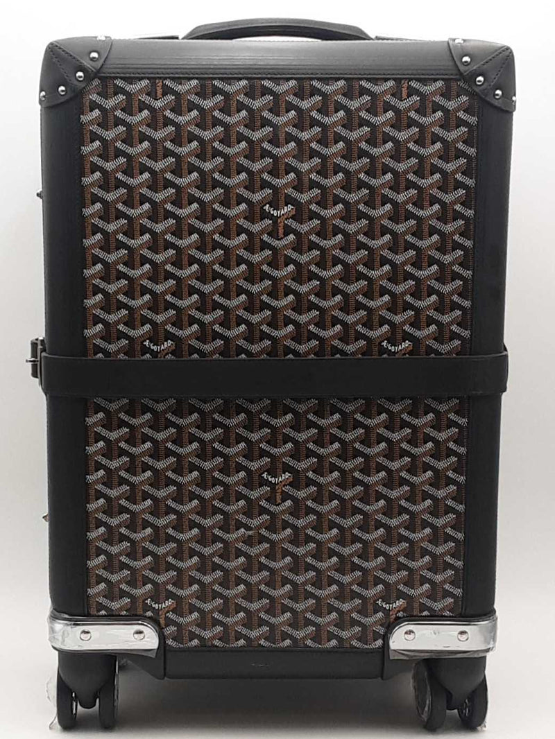 Goyard Bourget Pm Trolley Suitcase Black Aa0825erxzsa