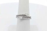 0.54cttw Diamond Wrap Ring In 14k White Gold 4.1 Grams Size 6.5 Eb1026oixsa