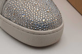 Christian Louboutin Junior Strass Flat Sneakers Size 41.5 Eb0426worsa