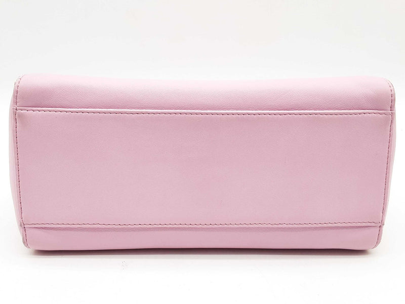 Fendi Peekaboo Pink Leather Crossbody Bag Do1224srxde