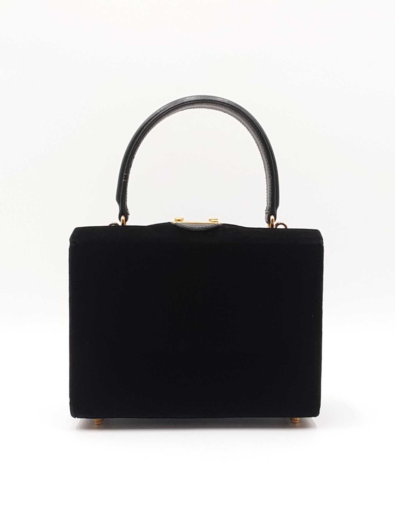 Fendi Push-lock Box Satchel In Black Velvet Fw0926cxzdu – Max Pawn