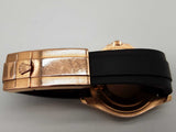 Rolex 268655 37 Yacht Master 18k Rg Black Dial Oysterflex Watch Do0125lsxzxde
