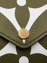 Louis Vuitton Large Kirigami Pochette In Khaki Green Monogram Giant Coated Canvas Fw0726olxdu
