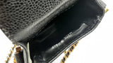 Chanel Quilted Caviar Leather Chain Crossbody Phone Holder Fw1224crxdu