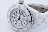 Chanel J12 Quartz 34mm White Ceramic & Stainless Steel Watch Eb1225orxzde