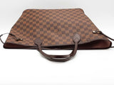 Louis Vuitton Damier Ebene Mm Neverfull Brown Handbag Aa0826wxzsa