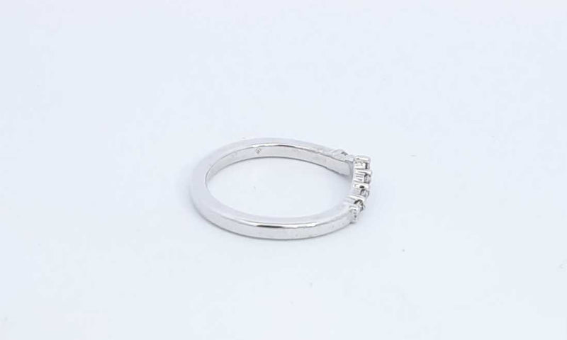 18k White Gold Diamond Ring Size 6.5, 3.4 Grams Eb0524lrxdu