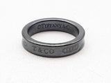 Tiffany & Co. 1837 Titanium Ring Size 5 Do0125lxzde