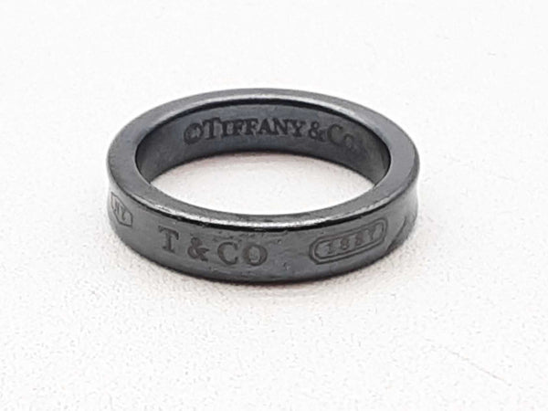 Tiffany & Co. 1837 Titanium Ring Size 5 Do0125lxzde