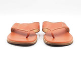 Hermès Thong Sandals In Orange Calfskin Leather Size Eu 45 Us 12 Fw0425pxzdu