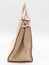 Prada Mini Scamosciato Glace Leather & Suede Twin Pocket Tote Bag Eb0725oxzde