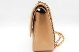 Chanel Quilted Caviar Leather Double Flap Shoulder Bag Eb0226woxzde