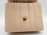 Tory Burch Kira Squared Creme White Quilted Leather Crossbody Bag Do0725crde