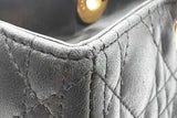 Christian Dior Lady Dior Cannage Quilted Leather Top Handle Bag Eb0926lorxde