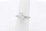 1.18cttw Diamond Ring In Platinum 4.5 Grams Size 5.25 Eb0126oxxzsa