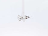 2.0 Cttw Lab Grown Diamond & 14k White Gold Stud Earrings 1.1 Gram Fw0723srxdu