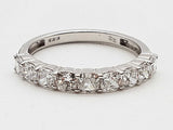 0.96 Cttw Lab Grown Diamonds 14k White Gold 1.85g Ring Size 6.5 Do0726ixzde