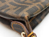 Fendi Messenger Bag In Two-tone Zucca & Zucchino Coated Canvas Fw0926lordu