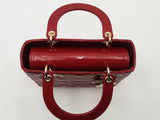 Christian Dior Medium Lady Dior Bag Red Aa1025ozxzsa