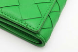 Bottega Veneta Intrecciato Green Leather Wallet Eb0526lixsa