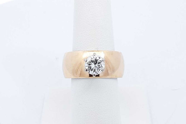 Approx. 1.2ctw Diamond Ring In 14k Yellow Gold 11.2 Grams Size 12 Eb1024lsxzdu