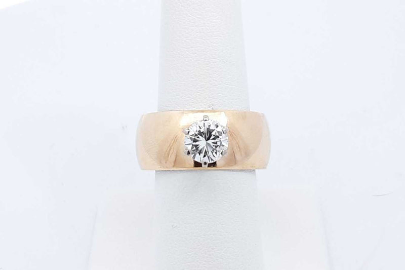 Approx. 1.2ctw Diamond Ring In 14k Yellow Gold 11.2 Grams Size 12 Eb1024lsxzdu