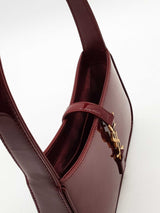Yves Saint Laurent Le 5 A 7 Mini Burgundy Patent Leather Bag Eb0426irxde