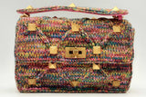 Valentino Garavani Woven Roman Stud Shoulder Bag Eb1224wxzsa