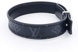 Louis Vuitton X Nigo Heart Monogram & Leather Reversible Bracelet Eb0426lorsa
