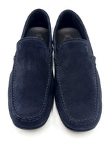 Tods Pantofola City Gommino Blue Suede Loafers Eb1023ixsa