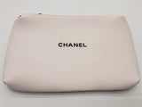 Chanel Vip White Neoprene Cosmetic Pouch Do1124orde