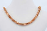 21k Yellow Gold Mesh Chain Necklace 14.5 Grams 16 Inch Eb0926ooxzde