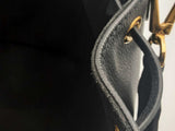 Louis Vuitton Black Leather Lockme Bucket Bag Eb12241cxzsa