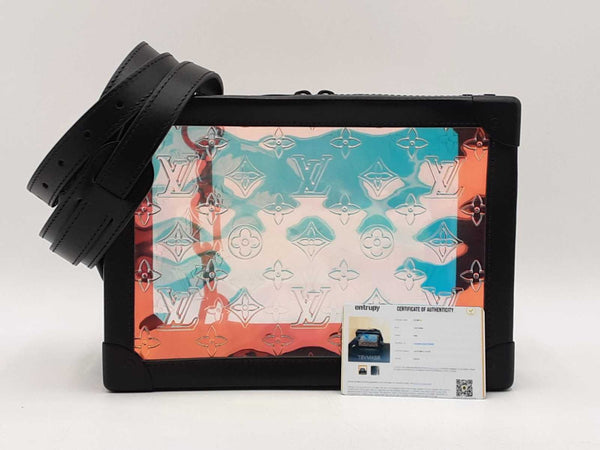 Louis Vuitton Soft Trunk In Iridescent Prism Monogram-embossed Pvc Fw0724lerxdu