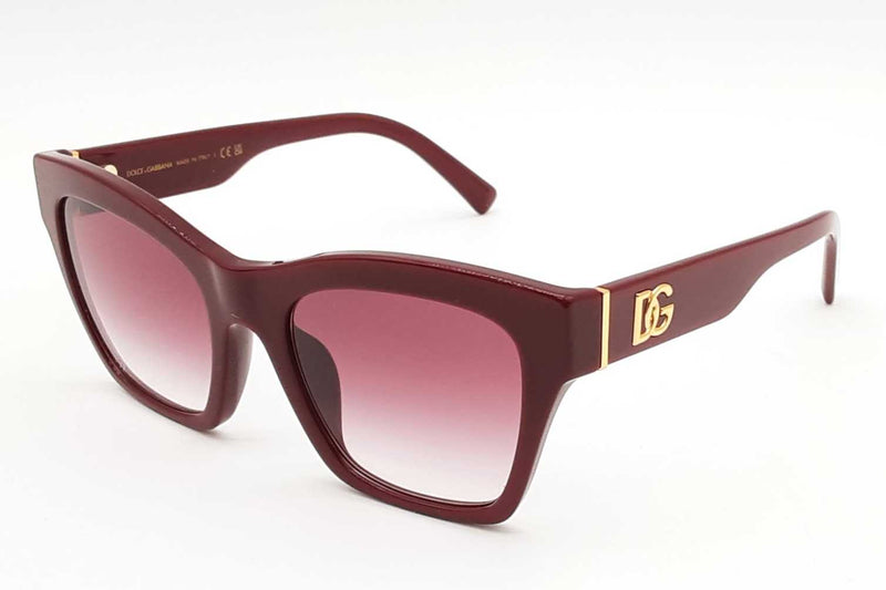 Dolce & Gabbana Dg4512 Sunglasses In Burgundy With Gradient Lenses Eb1125pxde