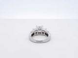 2.05 Cttw Diamond & Platinum Three-stone Ring 11.3 Grams Size 7 Fw0825lsxzdu