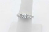 0.95cttw Diamond Ring In Platinum 8.1 Grams Size 6.25 Eb1026sxzsa